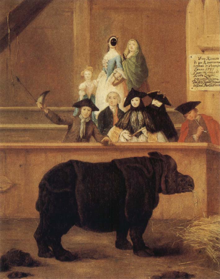 Pietro Longhi The Rhinoceros